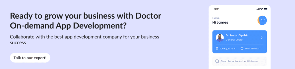 Doctor on demand app development