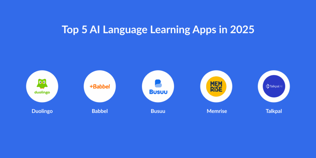Top 5 AI Language Learning Apps