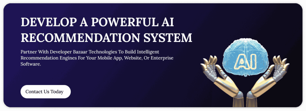 create AI recommendation engines