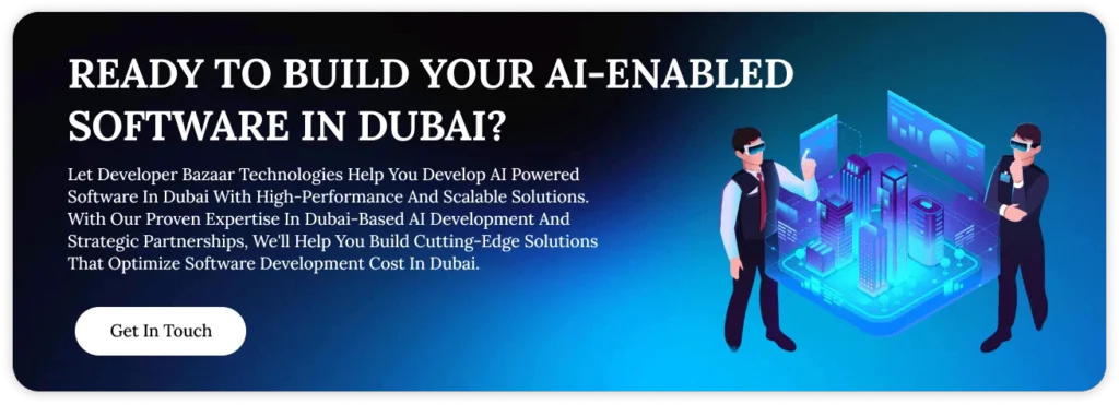 cost to develop AI software in Dubai